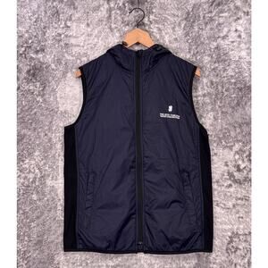 New Anatomie Leonardo Hooded Vest Medium Mens Full Zip Insulated